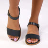 Hush Puppies Graice Leather Sandal - Navy