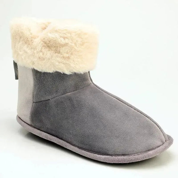 Hush Puppies Hi Top Slippers - Frost Grey