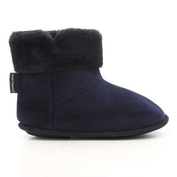 Hush Puppies Hi Top Slippers - Navy