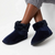 Hush Puppies Hi Top Slippers - Navy