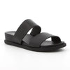 Hush Puppies Leather Edith Sandals - Black