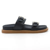 Hush Puppies Leather Hadley Sandals - Black