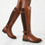 Hush Puppies Leather Victoria Rider Boot - Tan