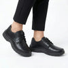 Hush Puppies Loxi Kids School Shoes - Black