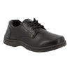 Hush Puppies Loxie Mens School Shoes - Black
