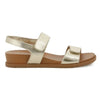 Hush Puppies Lucia Leather Wedge - Gold