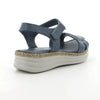 Hush Puppies Nala Leather Strap Sandals - Blue