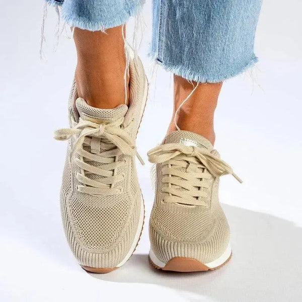 Hush Puppies Remy Flyknit Sneaker - Beige