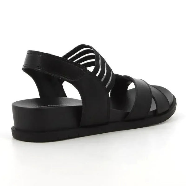 Hush Puppies Rosalino Leather Sandal - Black