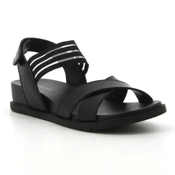 Hush Puppies Rosalino Leather Sandal - Black