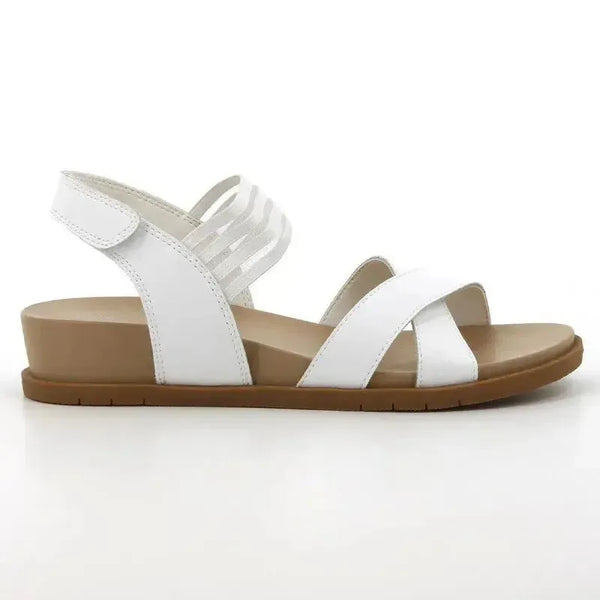 Hush Puppies Rosalino Leather Sandal - White