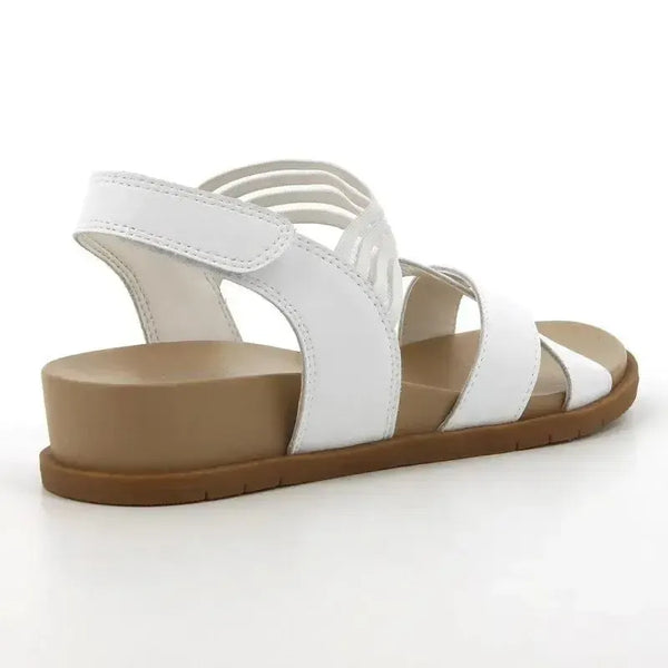 Hush Puppies Rosalino Leather Sandal - White