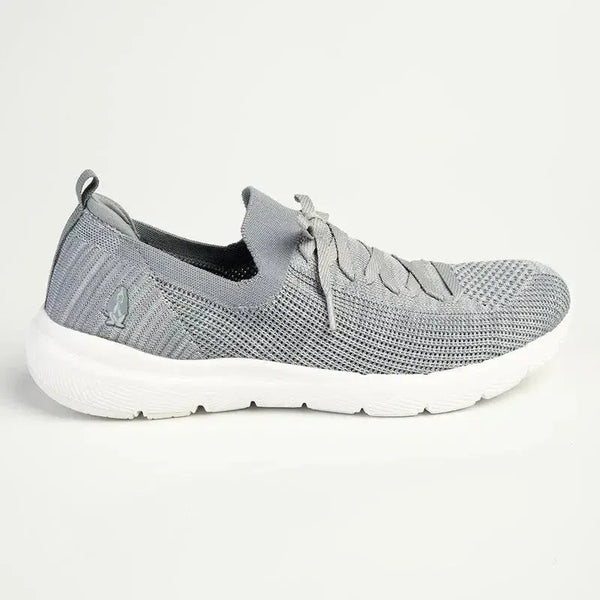 Hush Puppies Roxie Knitted Mesh Sneaker - Pewter