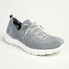 Hush Puppies Roxie Knitted Mesh Sneaker - Pewter-Hush Puppies-Buy shoes online