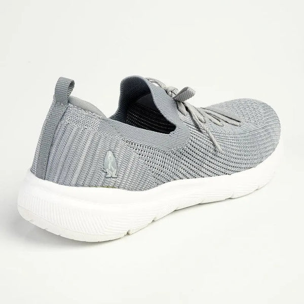 Hush Puppies Roxie Knitted Mesh Sneaker - Pewter-Hush Puppies-Buy shoes online