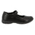 Hush Puppies Scarlett Velcro Kids School MJ Shoes - Black