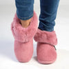 Hush Puppies Sharon Fur Top Slippers - Pink