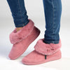 Hush Puppies Sharon Fur Top Slippers - Pink-Soft Style by Hush Puppies-Buy shoes online