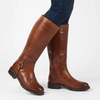 Hush Puppies Skylar Leather Rider Boot - Tan