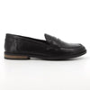 Hush Puppies Suzie Leather Loafer with Saddle - Black-Hush Puppies-Buy shoes online