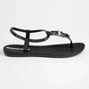 Ipanema Abby Glam Thong Sandals - Black