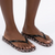 Ipanema Animal Chic Flip Flop Sandal - Pink Black