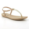 Ipanema Back Strap Sandals With - Beige/Gold