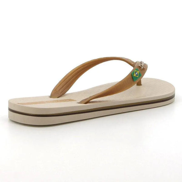 Ipanema Brasil Flip Flop - Gold