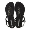 Ipanema Class Charming Slingback Sandal - Black Silver