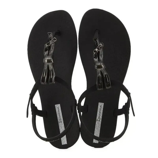 Ipanema Class Charming Slingback Sandal - Black Silver