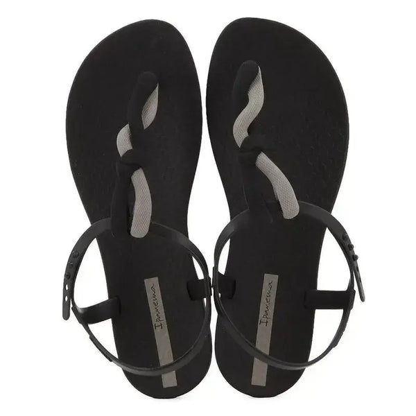 Ipanema Class Dialy Twisted Slingback Sandal - Black Grey