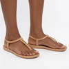 Ipanema Class Dots Slingback Sandal - Beige Gold