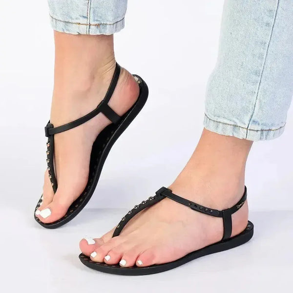 Ipanema Class Dots Slingback Sandal - Black Gold