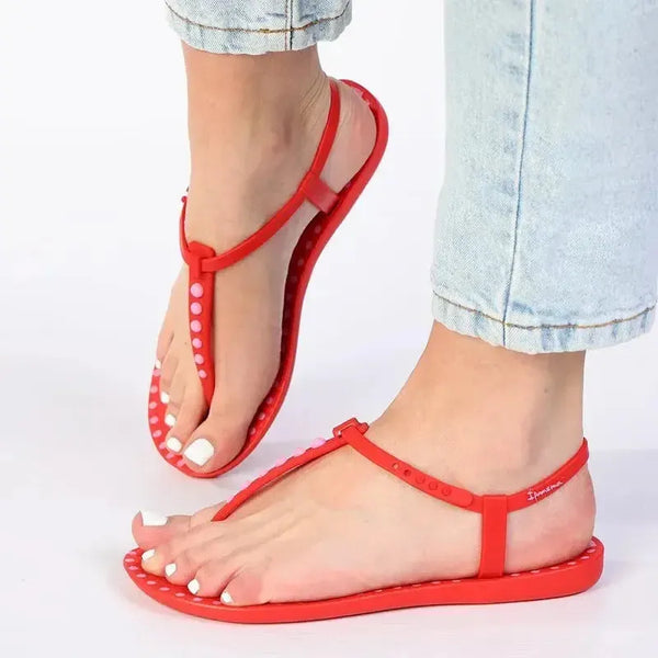 Ipanema Class Dots Slingback Sandal - Red