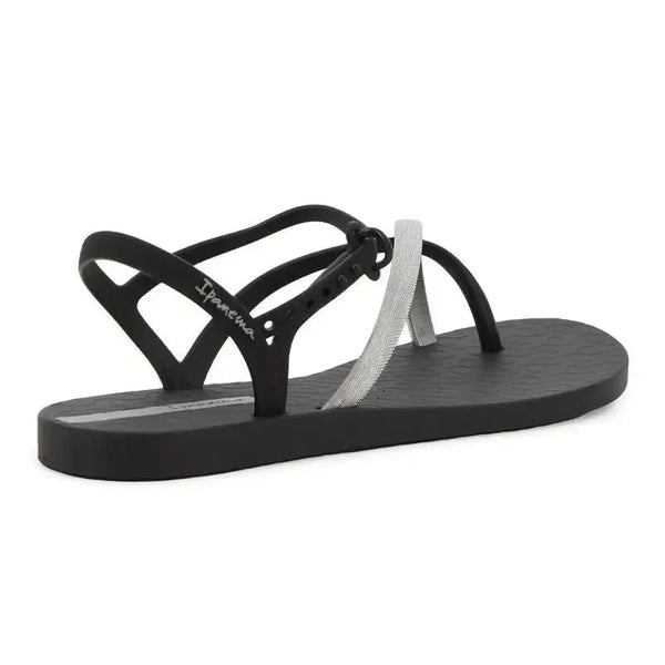 Ipanema Class Elegant Sandal - Black Silver