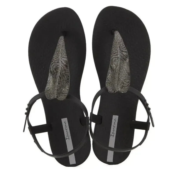 Ipanema Class Floral Slingback Sandal - Black