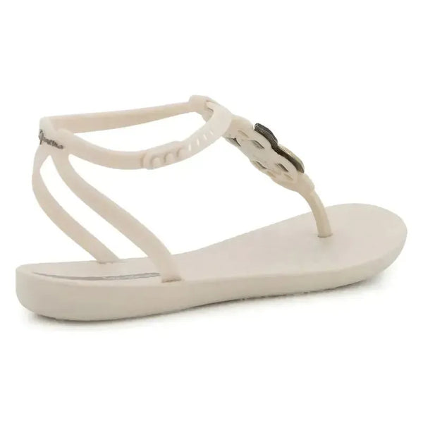 Ipanema Class Lush Trimmed Slingback Sandal - Beige Gold