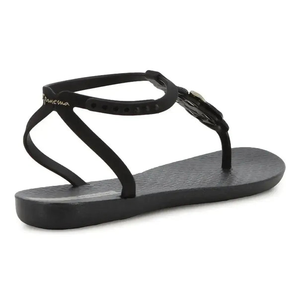 Ipanema Class Lush Trimmed Slingback Sandal - Black Gold