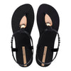 Ipanema Class Luxury Sandal - Black/Gold