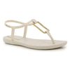 Ipanema Class Modern Slingback Sandal - Beige Gold