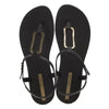 Ipanema Class Modern Slingback Sandal - Black Gold