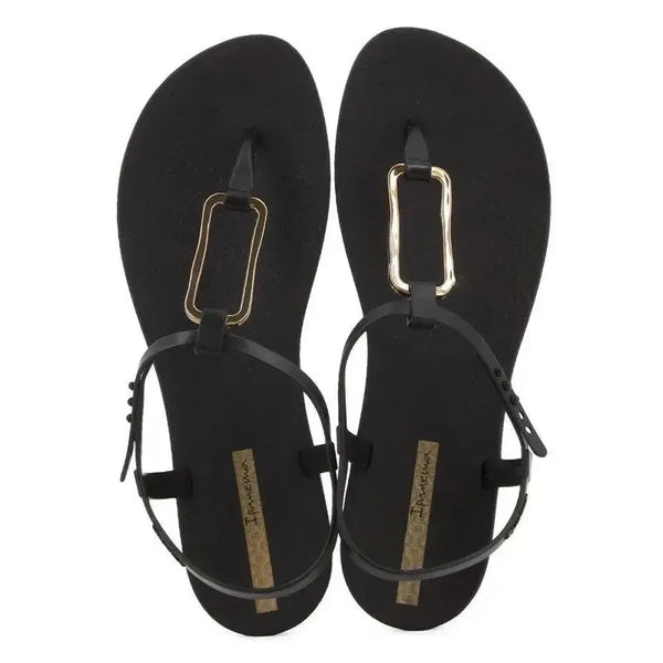 Ipanema Class Modern Slingback Sandal - Black Gold