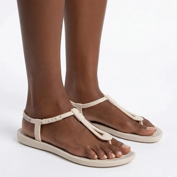 Ipanema Class Slim Slingback Sandal - Beige Blue