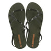 Ipanema Diversa Strappy Slingback Sandal - Green Orange