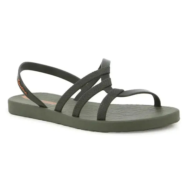 Ipanema Diversa Strappy Slingback Sandal - Green Orange