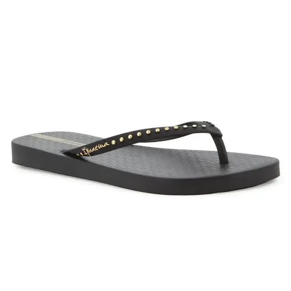 Ipanema Essence Flip Flop With Studs - Black