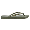 Ipanema Essence Flip Flop With Studs - Green Bronze