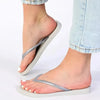 Ipanema Essence Flip Flop With Studs - Grey Silver