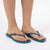 Ipanema Fashion Elo Slip Flop With Studs - Blue Lilac