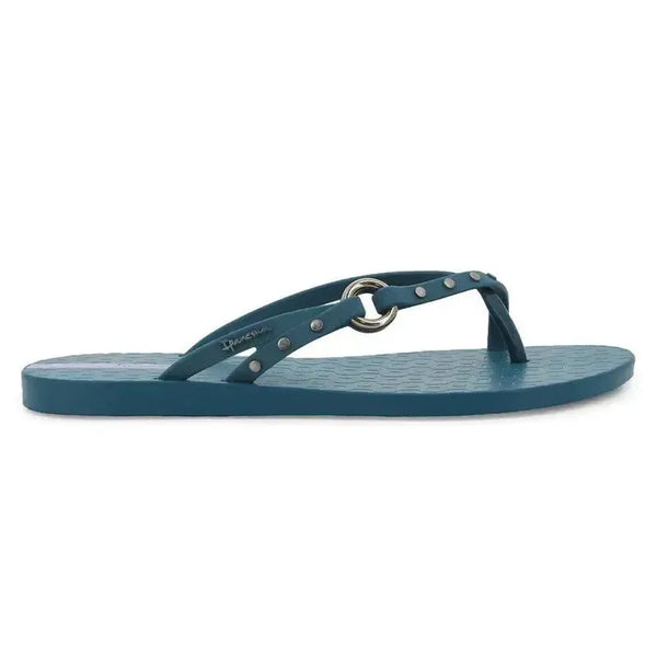 Ipanema Fashion Elo Slip Flop With Studs - Blue Lilac